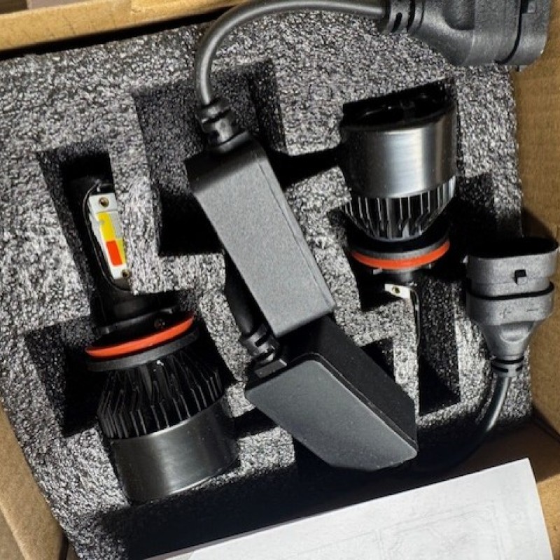 1 x pair of colour changing bulbs H8 H16 H11 