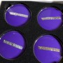  4 x Veemann purple upgrade centre caps 