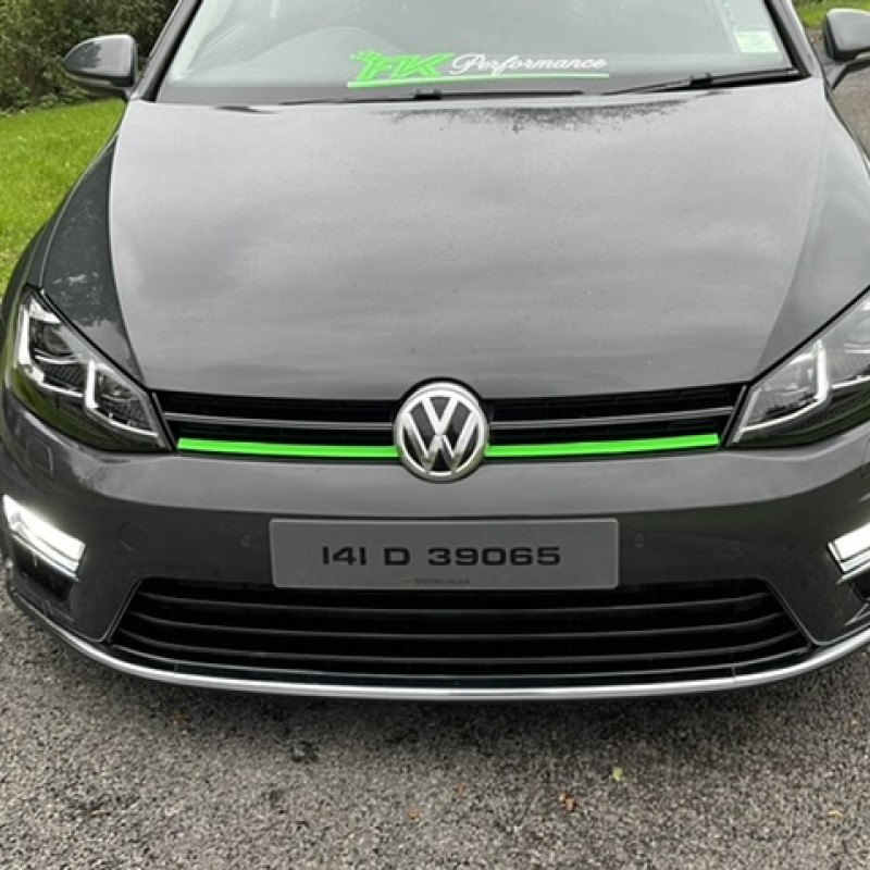 Fk performance 2022 lime green / white decal windscreen logo sticker  x 1  Fk performance 2022 lime green / white decal windscreen logo sticker  x 1