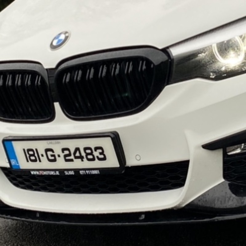 Bmw g30 5 series 2018 - 2021 black kidney grills 1 pair  Bmw g30 5 series 2018 - 2021 black kidney grills 1 pair