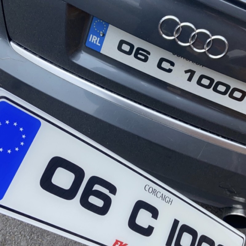 FK01113 Number plates, 1 pair.   FK01113 Number plates, 1 pair.