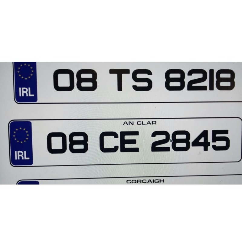 Fk204 Gel number plates with any colour shadow 1 pair  Fk204 Gel number plates with any colour shadow 1 pair