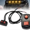 Led light bar white / amber & wiring kit 54cm 