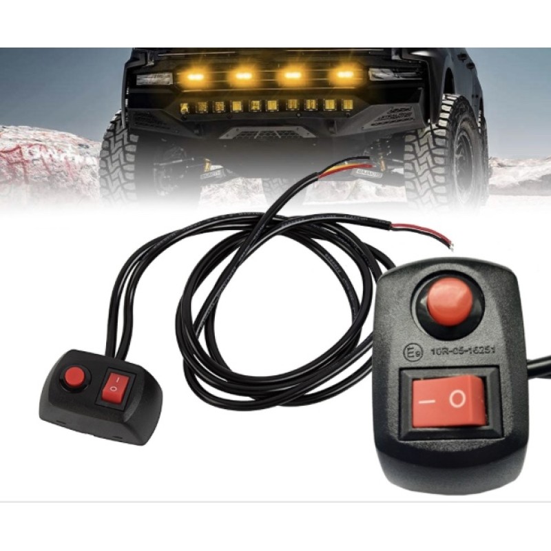 Led light bar white / amber & wiring kit 54cm  Led light bar white / amber & wiring kit 54cm