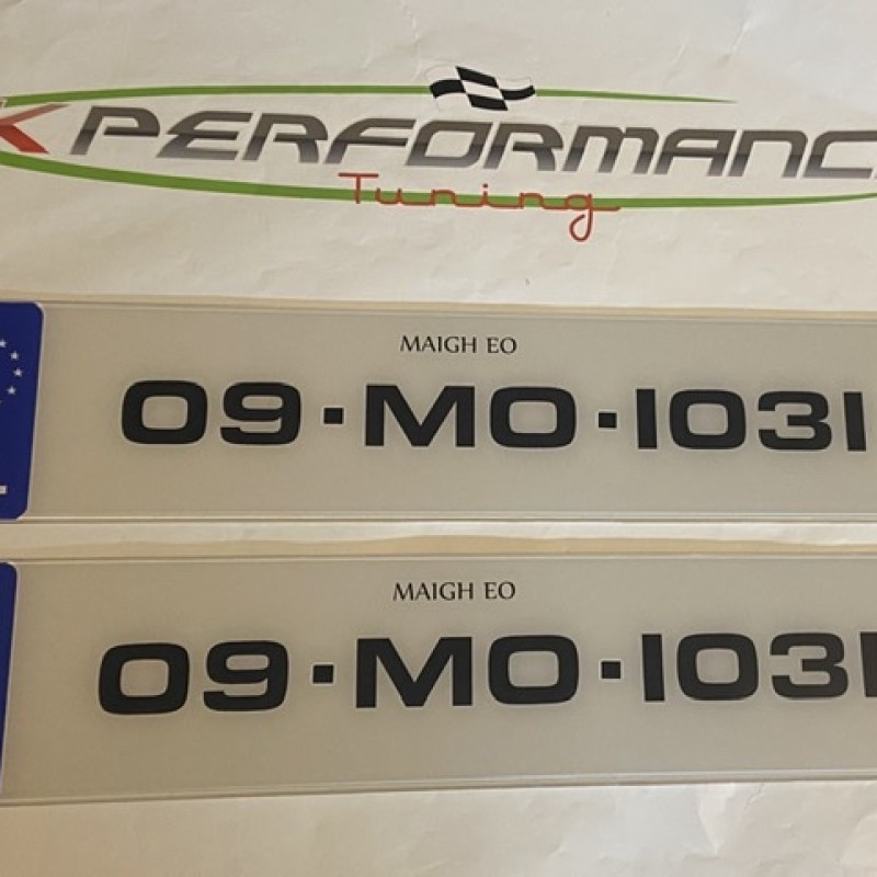 Fk2031 1 pair white plates  Fk2031 1 pair white plates