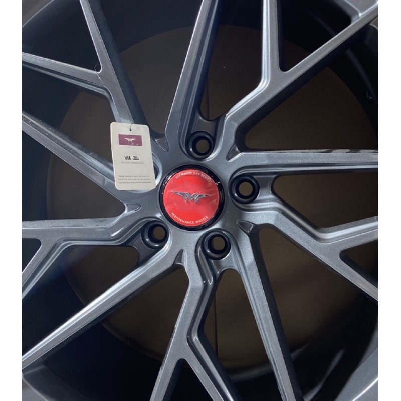  4 x Veemann red upgrade centre caps 