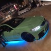 New led under glow exterior car lighting kit control via app on phone 4 piece strip