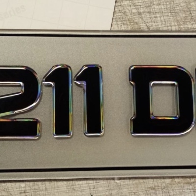 Fk204 Gel number plates with any colour shadow 1 pair  Fk204 Gel number plates with any colour shadow 1 pair