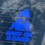 baby on board sticker back window sticker small x1 PURPLE