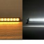 Led light bar white / amber & wiring kit 54cm 