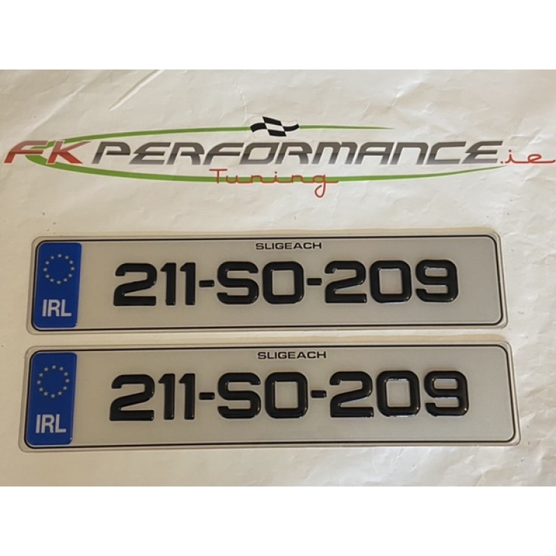 FKGEL034 Plates 1 pair ultimate small font gels Donegal style 