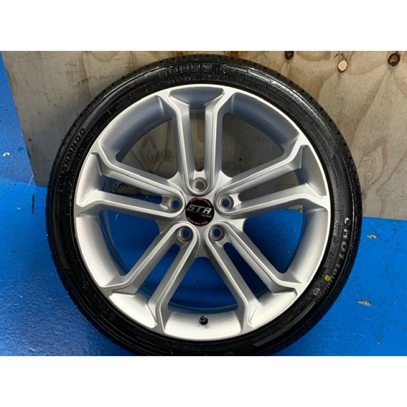 18”  5x108 Focus Mondeo connect  st silver alloys & tyres package full set of 4  