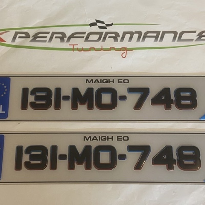 FK01338 gel m sport Number plates, 1 pair.   FK01338 gel m sport Number plates, 1 pair.