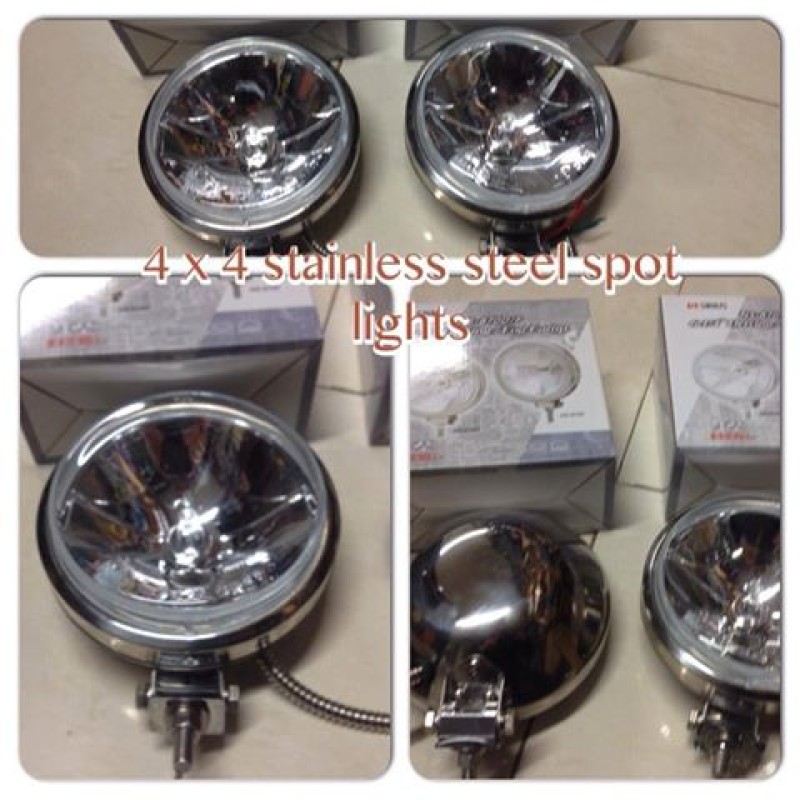 Fog / Spot Lights 6" 1 pair with side light high quality Stainless backing Fog / Spot Lights 6" 1 pair with side light high quality Stainless backing