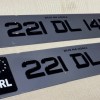 FKGEL123 smoked tinted gel Plates 1 pair