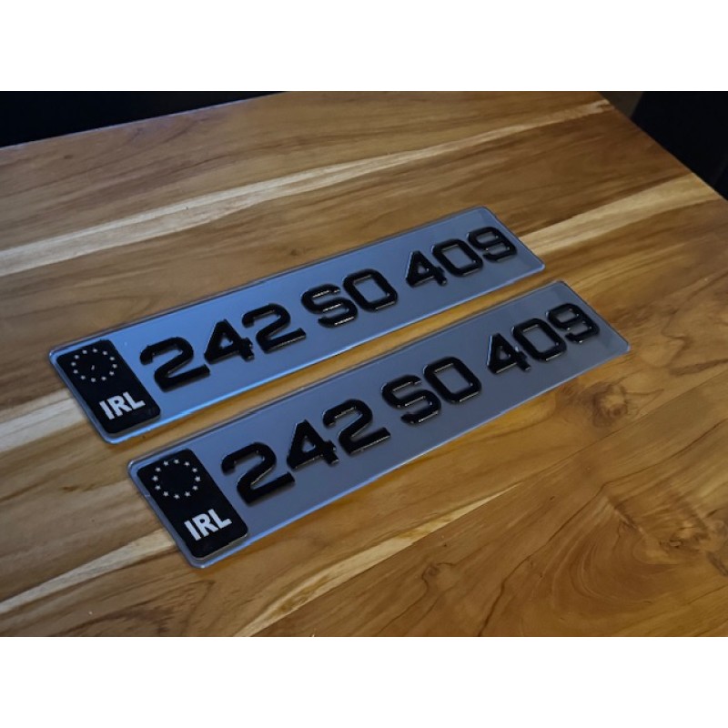 FKGEL121 lightly tinted gel Plates 1 pair