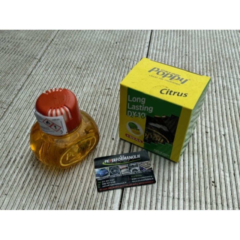 poppy air freshener citrus x1
