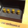 Gold Valve Metal Caps X4 