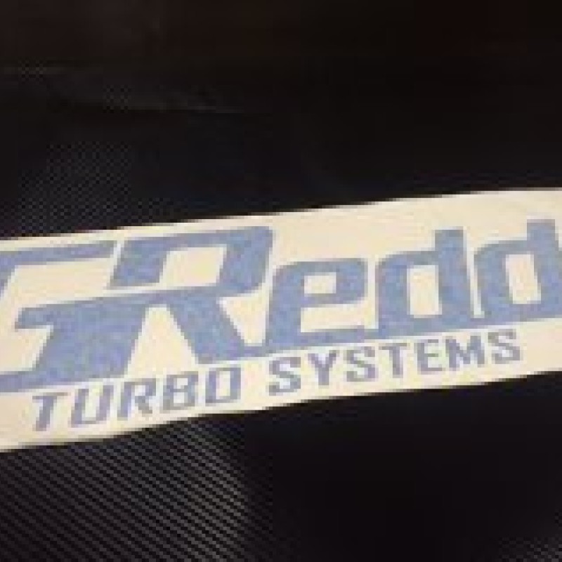 Greddy Turbo Systems windscreen decal (white) x1  Greddy Turbo Systems windscreen decal (white) x1