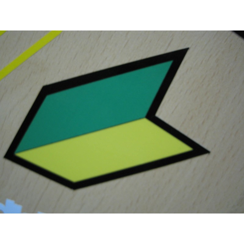 Jdm Flag Logo [Green/Yellow]