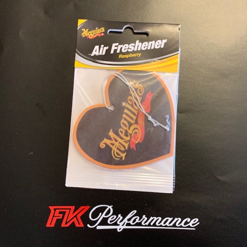 Meguiars hanging air freshener, raspberry x1  Meguiars hanging air freshener, raspberry x1