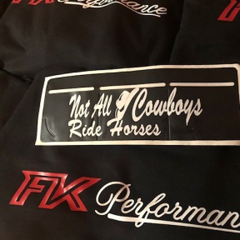 fktd09 not all cowboys ride horses tax disc triple holder black x1  fktd09 not all cowboys ride horses tax disc triple holder black x1