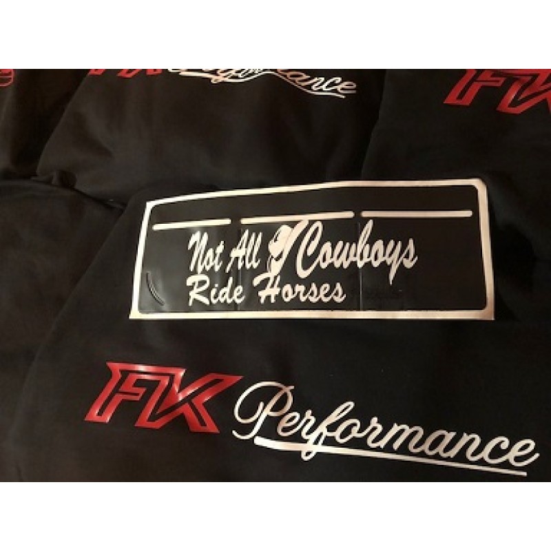 fktd09 not all cowboys ride horses tax disc triple holder black x1 