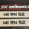FKGEL111 Metro style gel Plates, 2 x white 1 pair