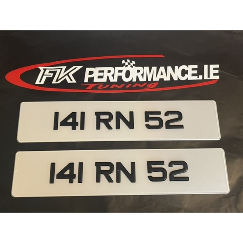 FKGEL111 Metro style gel Plates, 2 x white 1 pair