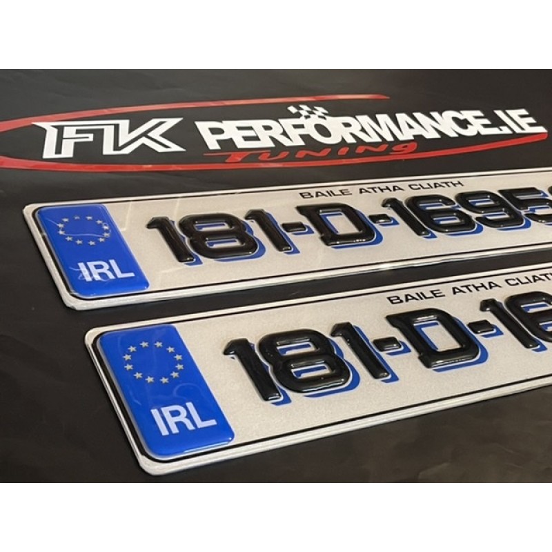 FKGP33 gel number drop shadow any colour plates 1 pair FKGP33 gel number drop shadow any colour plates 1 pair