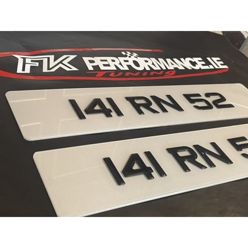 FKGEL111 Metro style gel Plates, 2 x white 1 pair