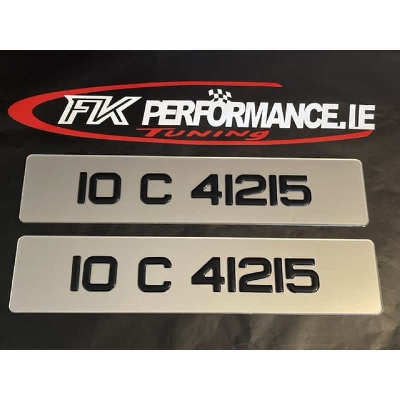 FKGP35  tinted metro gel number plates 1 pair