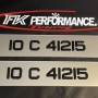 FKGP35  tinted metro gel number plates 1 pair