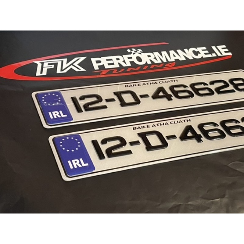 FKGEL007 Donegal style gel fancy nct Plates, 1 pair FKGEL007 Donegal style gel fancy nct Plates, 1 pair