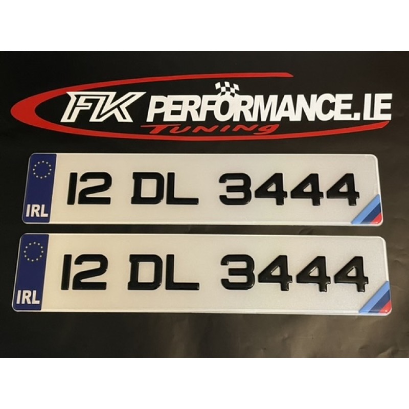 FKGP25 gel number plates 1 pair