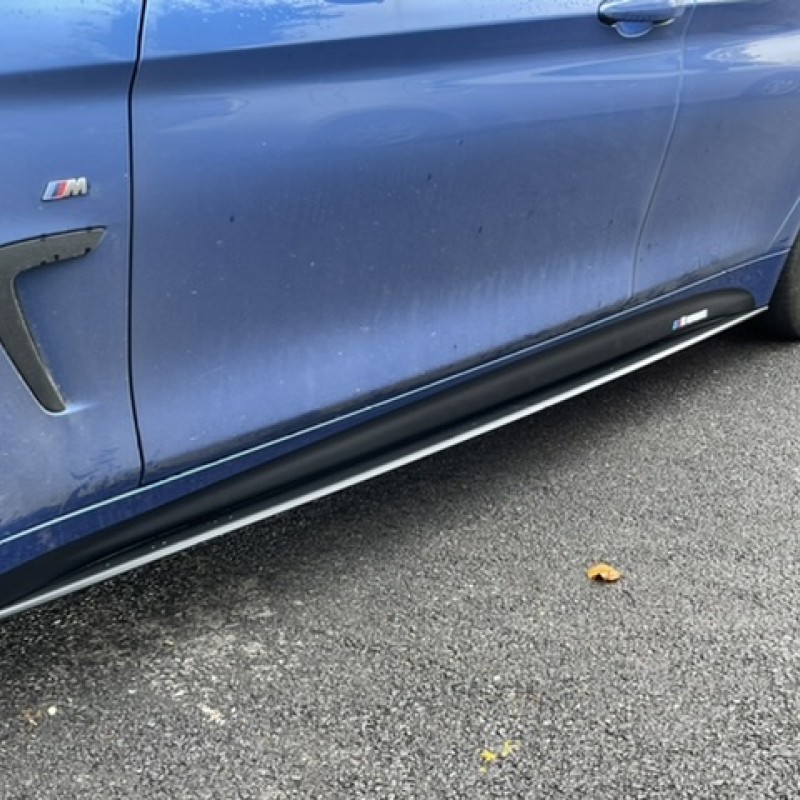 2011 - 2017 bmw 5 series  f10 f11 side skirt extensions black 1 pair  2011 - 2017 bmw 5 series  f10 f11 side skirt extensions black 1 pair