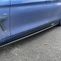 2011 - 2017 bmw 5 series  f10 f11 side skirt extensions black 1 pair 