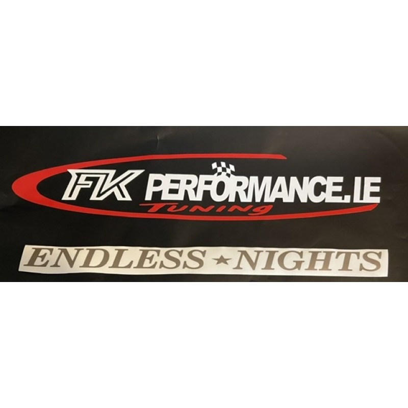Endless nights Sticker neo chrome , chameleon, rainbow cd effect colour small stickers x2 