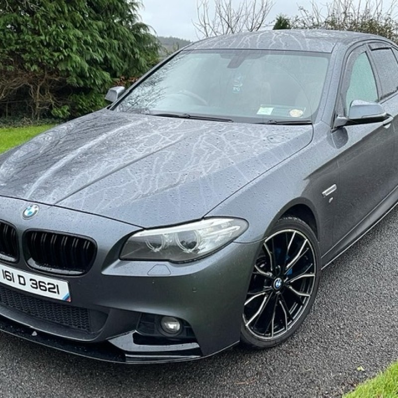 Full kit bmw f10 5 series 2011-2016 m sport gloss black front lip , grills , side skirt extensions & spoiler combo deal   Full kit bmw f10 5 series 2011-2016 m sport gloss black front lip , grills , side skirt extensions & spoiler combo deal