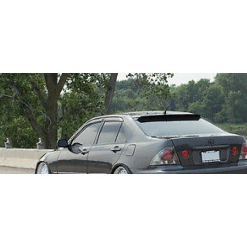 1998 - 2004 Lexus is200 4 piece wind deflectors & Ducktail roof spoiler wind deflector design tinted combo deal  1998 - 2004 Lexus is200 4 piece wind deflectors & Ducktail roof spoiler wind deflector design tinted combo deal