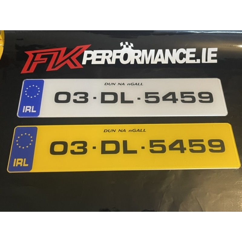 FK0151  number plates 1 pair