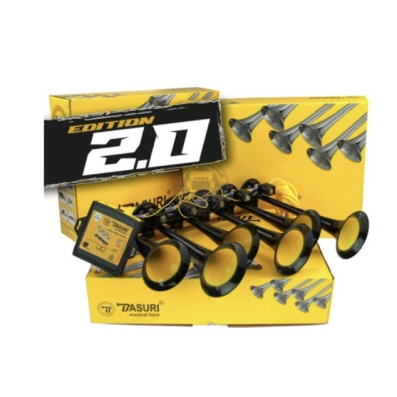 baby shark , sandstorm etc  music horn musical air horn 18 different tunes 24 v & 12 v needs air tank/ line universal to any car, van, tractor truck etc 