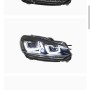 Vw golf Mk6  2009 2012 led full headlights conversion Gti Gtd style 1 pair 