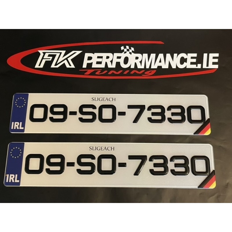 FKGP27 gel number plates 1 pair