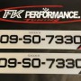 FKGP27 gel number plates 1 pair