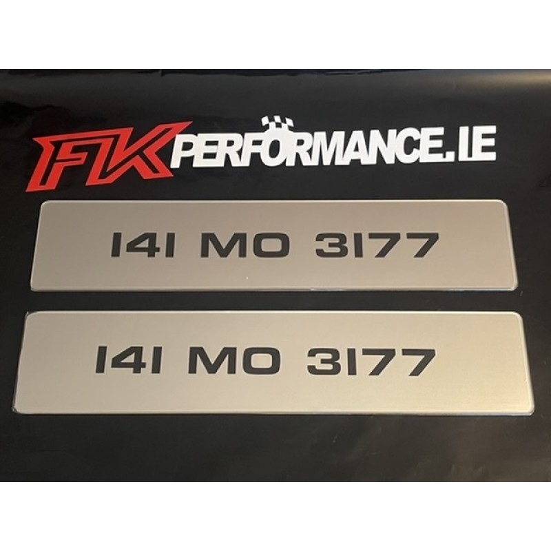 Fkp332  tinted plates 1 pair
