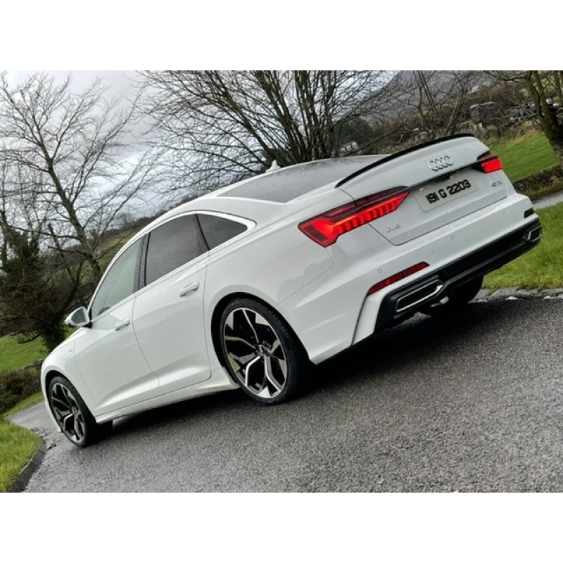 2019 -2022 Audi A6 c8 4dr carbon fibre boot lip spoiler x 1  2019 -2022 Audi A6 c8 4dr carbon fibre boot lip spoiler x 1