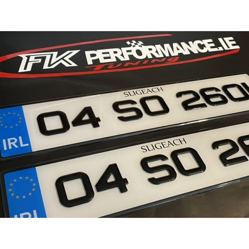 FKGP22 gel number plates 1 pair FKGP22 gel number plates 1 pair