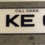 FKGelcc203 blue Irl logo full border 2 x gel number plates 