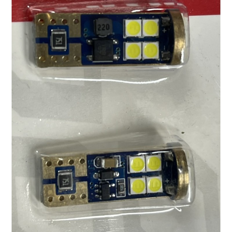 24v truck LED Xenon white parking bulbs1 pair 501 W5W